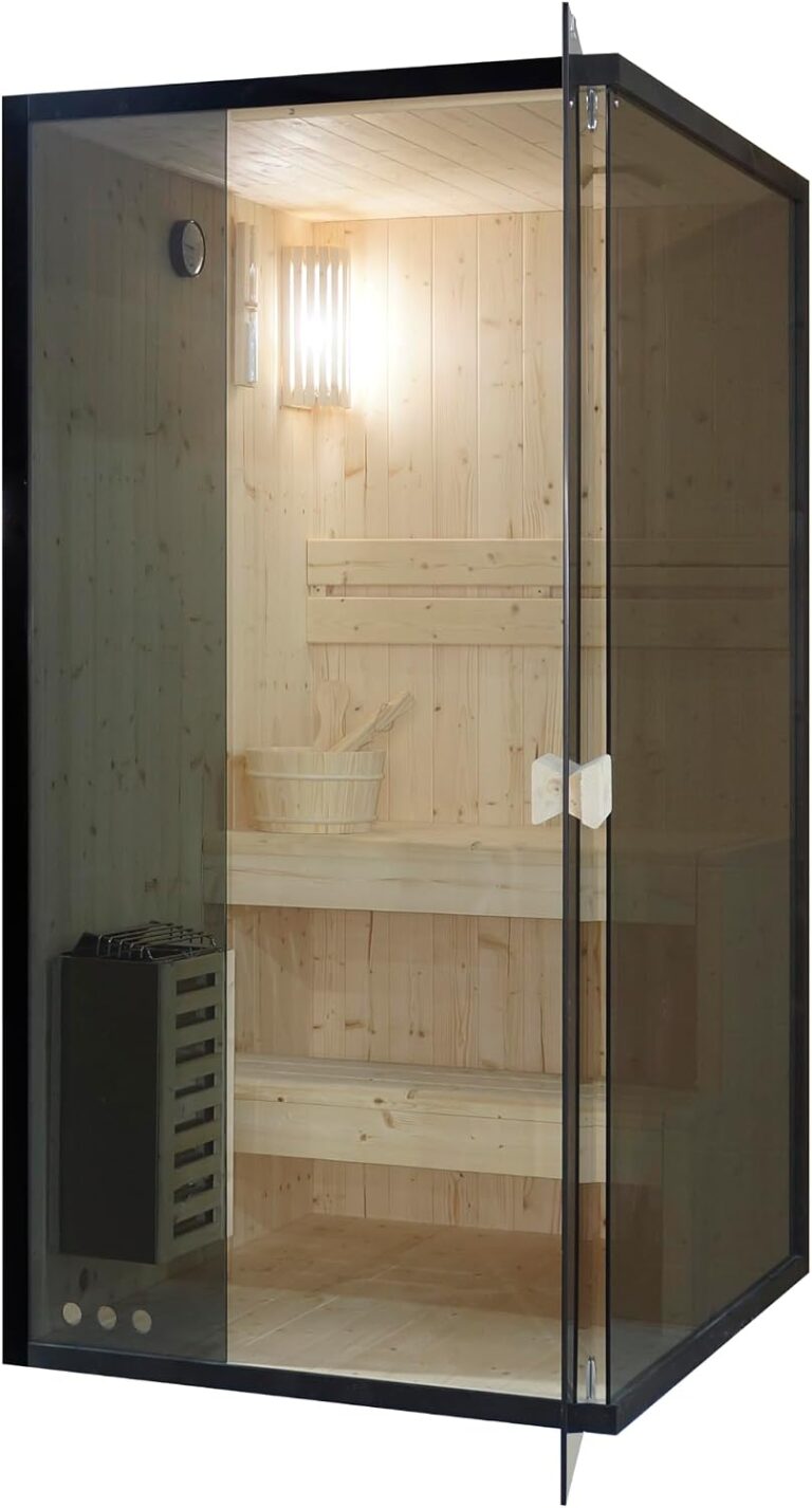 SANOTECHNIK Finnische Sauna FALUN S für 1 Person, 3,6 kW Harvia Ofen