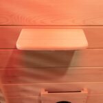Dewello® Infrarotkabine Infrarotsauna Hamlin 90cm x 90cm für 1 Person aus Hemlock Tannenholz mit Keramikstrahler, Bodenstrahler, LED-Farblicht, Bluetooth, FM,MP3,USB