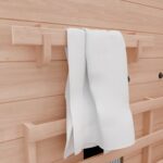 Dewello Infrarotkabine LAKEFIELD 3 120x120 DUAL-THERM für 1-2 Personen aus Hemlock Holz mit Vollspektrumstrahler