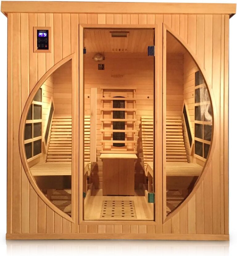 HECHT Infrarotkabine 2 Personen – Sauna mit Keramikstrahlern