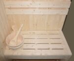 SANOTECHNIK Finnische Sauna FALUN S für 1 Person, 3,6 kW Harvia Ofen
