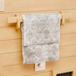 Dewello® Infrarotkabine Infrarotsauna Palermo 135x120 für 1-2 Personen aus Hemlockholz, Vollspektrumstrahler, Bodenstrahler, LED-Farblicht und Beleuchtung, Bluetooth