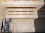 SANOTECHNIK Finnische Sauna FALUN S für 1 Person, 3,6 kW Harvia Ofen